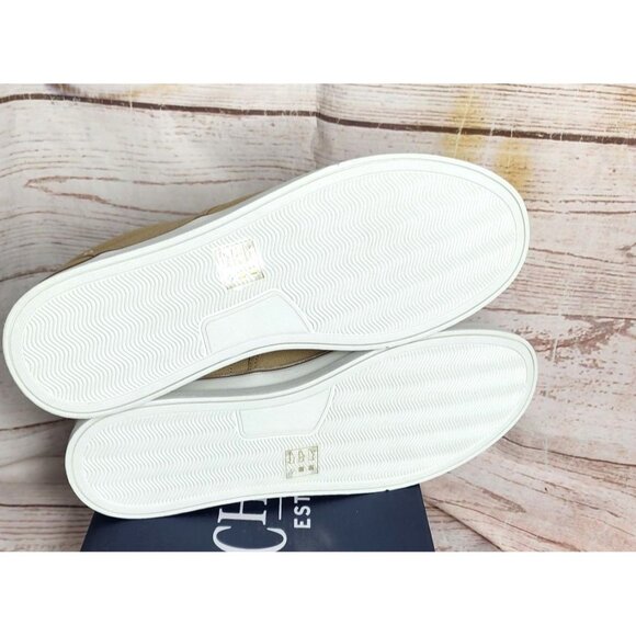 M Chaps Taupe Canvas Lace-Up Low Cut Dress/Casual Shoes – Size 10 Comfortable - Picture 7 of 11